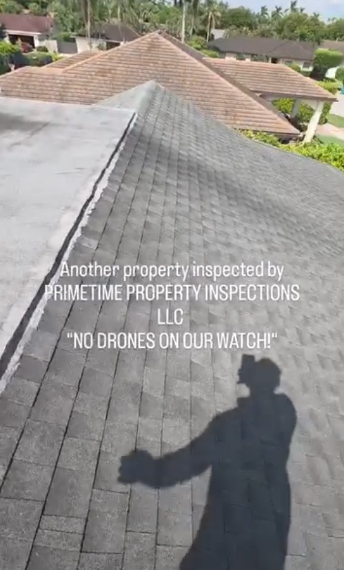 Primetime inspector on a South Florida roof — no drones on our watch